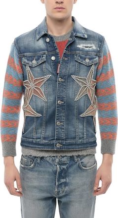 Dsquared2 Navy Blue Denim Jacket