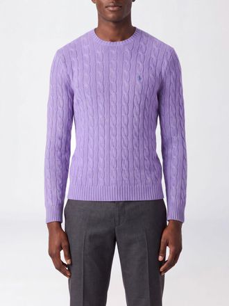 Polo Ralph Lauren Maglia girocollo in lana e cashmere con logo Pony ricamato