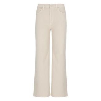 Mother Wide Jeans, female, Beige, Size: W26 The Dodger Flood