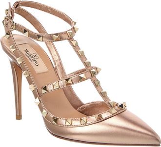 Valentino Rockstud Caged 100 Leather Pump