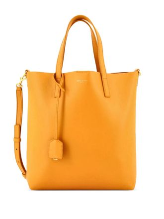 Saint Laurent Shopper Leather Toy tote bag - Arancione