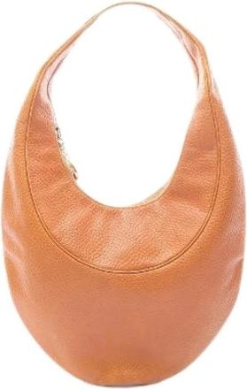 Bulgari Pre-owned Shoulder Bags, female, Brown, Size: ONE SIZE Pre-owned Ascot Leather Shoulder Bag
