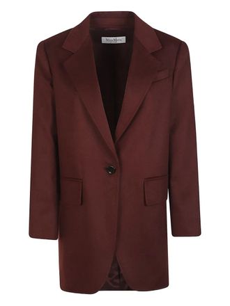 Max Mara Blazer met knopen - Rood