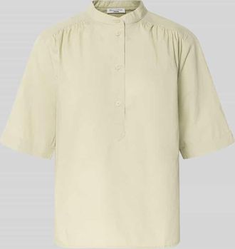 Marc O'Polo Denim Marc OPolo Denim Relaxed Fit Hemdbluse aus reiner Baumwolle in Schilf, Größe XS