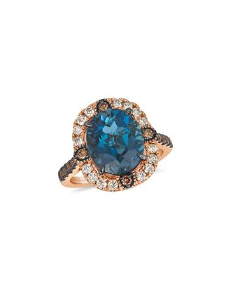 Le Vian Modern Romance 14K Rose Gold 5.74 Ct. Tw. Diamond & Topaz Ring