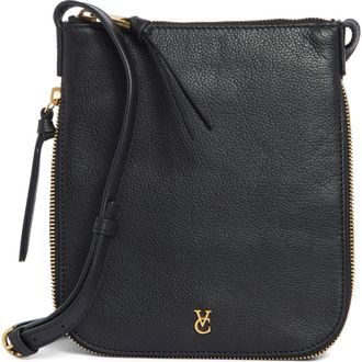 Vince Camuto Lorry Leather Crossbody Bag in Black at Nordstrom Rack