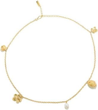 Completedworks Tumbled Multi Charm Necklace in 18Ct Gold Plated at Nordstrom