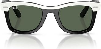 Ray-Ban Sunglasses Rj9140 S 721171 White Black/Dark Green Kids