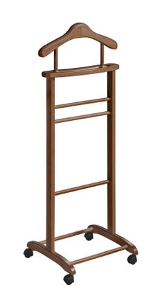 HERDASA Gal&aacute;n de noche de madera de haya nogal 110x45x34 cm