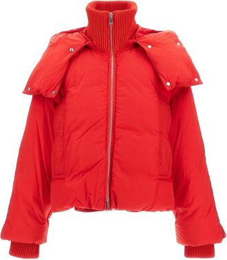 Sportmax Jassen, Dames, Rood, S, Glizia Down Jacket