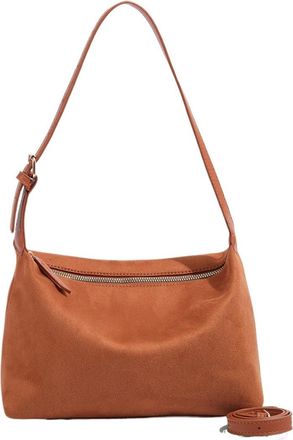 Generic Womens Stylish Hobo Suede Crossbody Bag Slouch and Crescent Shoulder Bags Classic Retro Tote Purse Travel Office Handbag with Adjustable Straps (Light