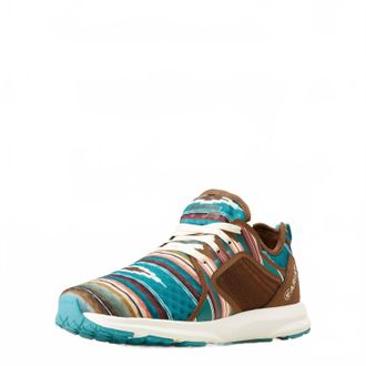Ariat Womens Fuse Casual Lightweight Sneakers In Pastel Turq Serape