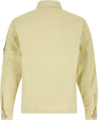 C.P. Company Cotton Gabardine Overshirt - Beige