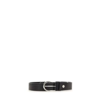 Gianni Chiarini Belts, female, Black, Size: ONE SIZE Studded Leather Belt