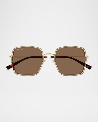 Gucci Injected Plastic Square Sunglasses