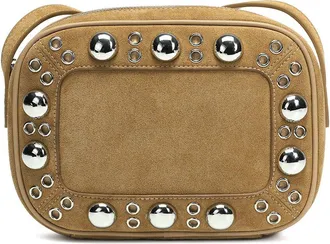 Tiffany & Fred Studded Suede Crossbody