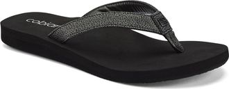 Cobian Skinny Bounce 2 - Womens Sandals With Slim Cushioned Strap - Lightweight Flip Flops for Women With Soft Footbed, Black (Updated Version), 5.5 UK