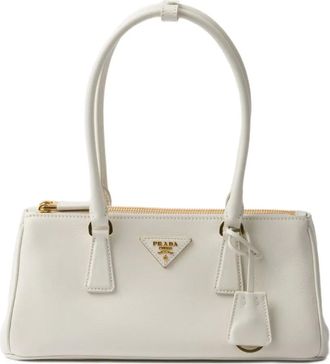 Prada Borsa tote Galleria media - Bianco