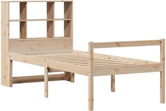 vidaXL vidaXL Bookcase Bed without Mattress 90x200 cm Solid Wood Pine