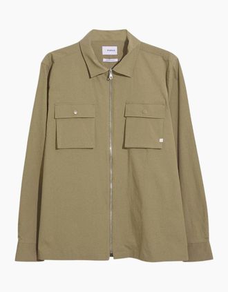 Farah Mens Farah Mens Overshirt - Green - Size: 38/Regular