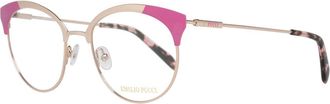 Emilio Pucci Gold Metal Glasses Womens (Frames)