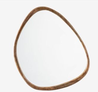 Sklum Sklum - Specchio da parete in legno di mango (86x70 cm) Dilian