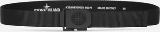 Stone Island Logo Belt Black
