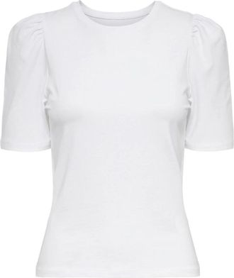 Only Dames Wit T-shirt - Dames - T-shirts - Wit - M - Tops