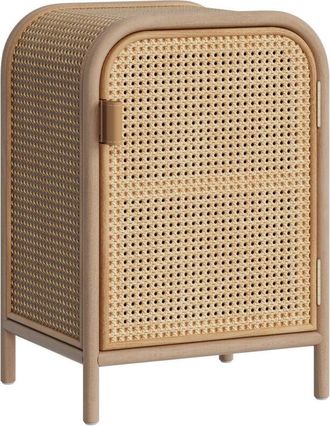 Rendez-Vous D&eacute;co Rendez-vous D&eacute;co - Mesilla De Noche De Pino Macizo Y Teca, 1 Puerta Y Estante - Alata