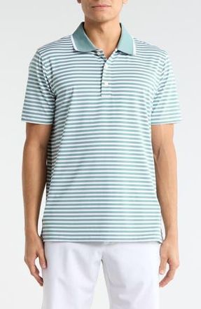Brooks Brothers Feeder Stripe Polo in Green/White at Nordstrom Rack, Size Xx-Large