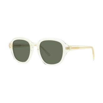 Loewe LW40163I57N Square Full Rim Sunglasses - Yellow