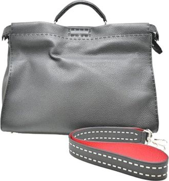 Fendi Pre-owned Handbags, female, Black, Size: ONE SIZE Pre-owned Vintage Handbag