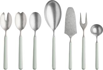 Mepra Fantasia Pewter Serving Set - 7 Pieces in Sage at Nordstrom
