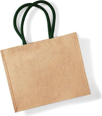 Westford Mill W407 Classic Jute Shopper Bag - Eco-Friendly & Stylish