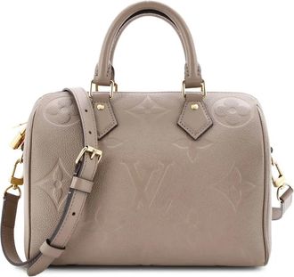 Louis Vuitton Speedy Bandouliere Bag Monogram Empreinte Giant 25 satchel - Beige