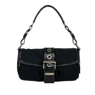 Prada Borsa a tracolla in pelle nylon Pre-owned - - Pre-owned - Donna - Nero - ONE SIZE