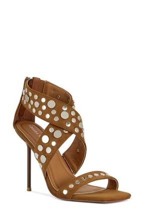 Azalea Wang Arte Studded Sandal in Tan at Nordstrom, Size 6.5