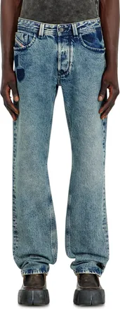Diesel Regular Jeans Low Waist 1985 Larkee, Medium blue, Button fly