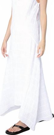 Frame Denim Savannah Maxi Dress In White