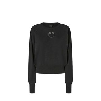 Pinko Pinko, Dames, Truien, Zwart, Maat: M