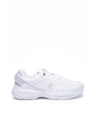 Tommy Hilfiger White Perforated Tech Runner Sneakers