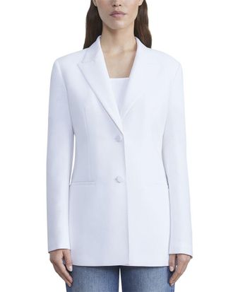 Lafayette 148 New York Single Breasted Fitted Blazer