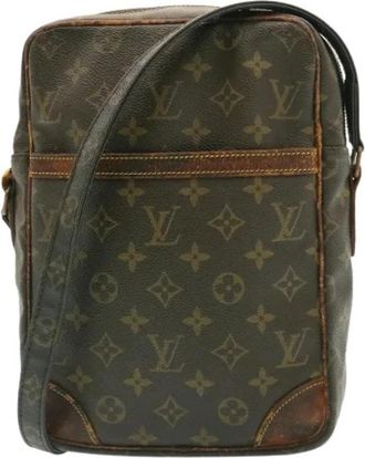 Louis Vuitton Pre-owned Vintage Canvas Cross Body Bag - Dames - Vintage Schoudertas - Bruin - ONE Size - Vintage