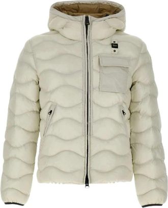 Blauer Witte Bryant Jassen - Heren - Winterjassen - Wit - XL - Jassen