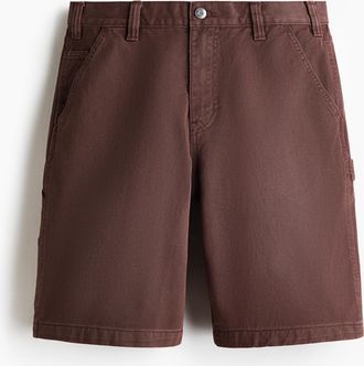 H&M Carpenter Shorts in Relaxed Fit - Beige