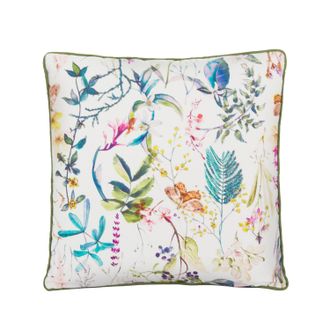 KASANOVA Cuscino divano 45x45 cm foglie colorate