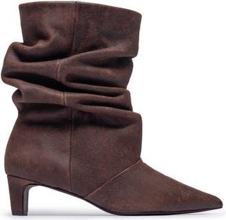 Bernardo Etta Slouch Bootie in Dark Chocolate at Nordstrom, Size 7.5