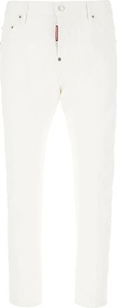 Dsquared2 Jeans - Heren - Slim Fit Jeans - Wit - M - Katoen - Jeans