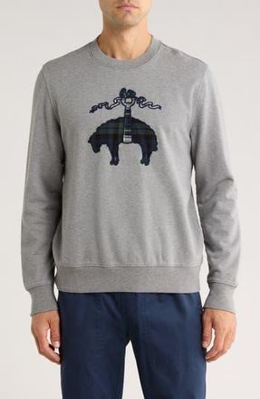 Brooks Brothers Plaid Golden Fleece Crewneck Pullover in Heather Grey at Nordstrom Rack, Size Large