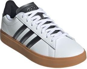 adidas Grand Court 2.0 Sneaker in White/Iron Metallic/Black at Nordstrom Rack, Size 5.5
